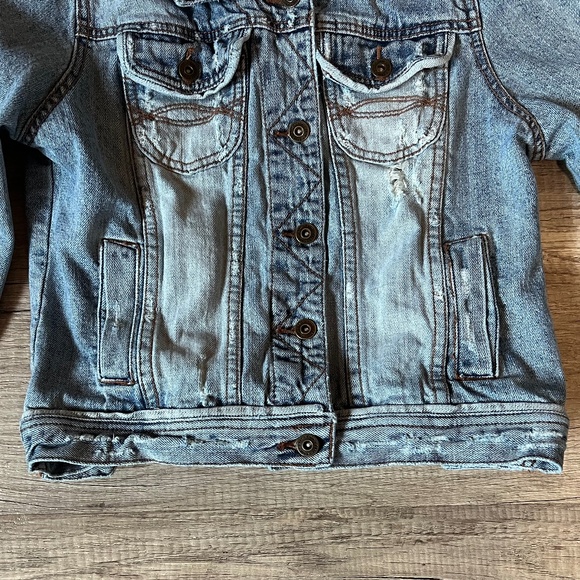 CHOR Distressed Denim Jacket (Size M) - Picture 6 of 16